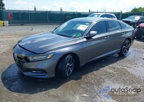 2018 Honda Accord Sport from USA, damaged, VIN 1HGCV1F34JA098002